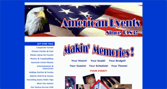 Desktop Screenshot of amerevents.com
